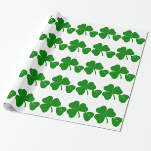 St Patrick's Day Get Lucky 3 and 1 Wrapping P Geschenkpapier