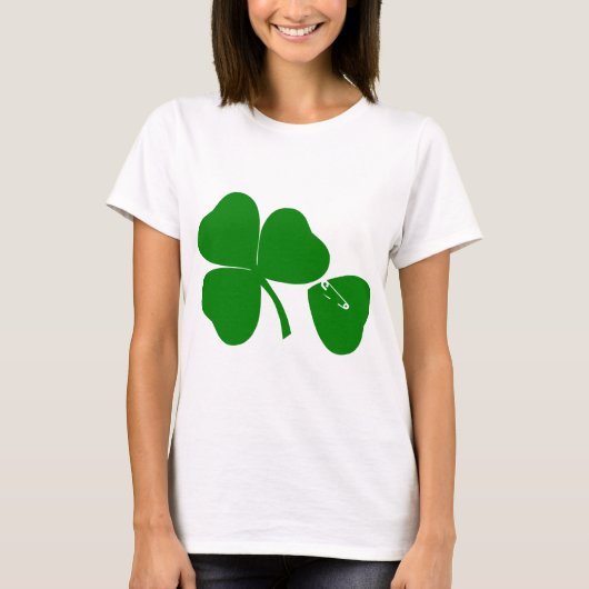 St Patrick's Day Get Lucky 3 und 1 Blätter 4 T-Shirt (Vorderseite)