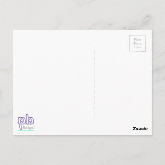 St Patrick's Day Get Lucky Safety Button Postkarte (Rückseite)