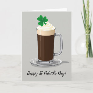St. Patrick's Day Getränkekarte Karte
