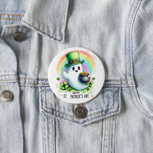 St Patricks Day Ghost Button (Beispiel)