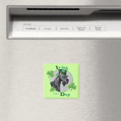 St. Patrick's Day Giant Schnauzer Magnet (In Situ (Geschirrspüler))
