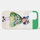 St. Patrick's Day Girl, Vintag Case-Mate iPhone Hülle (Rückseite (Horizontal))