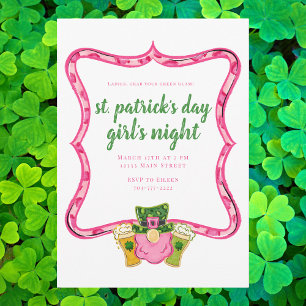 St. Patrick's Day Girl's Night Einladung