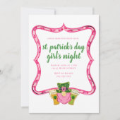 St. Patrick's Day Girl's Night Einladung (Vorderseite)