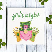 St. Patrick's Day Girl's Night Serviette