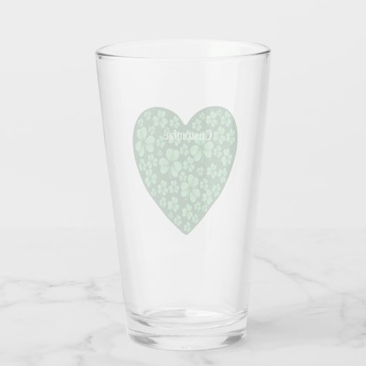 St. Patrick's Day Glas (Rückseite)