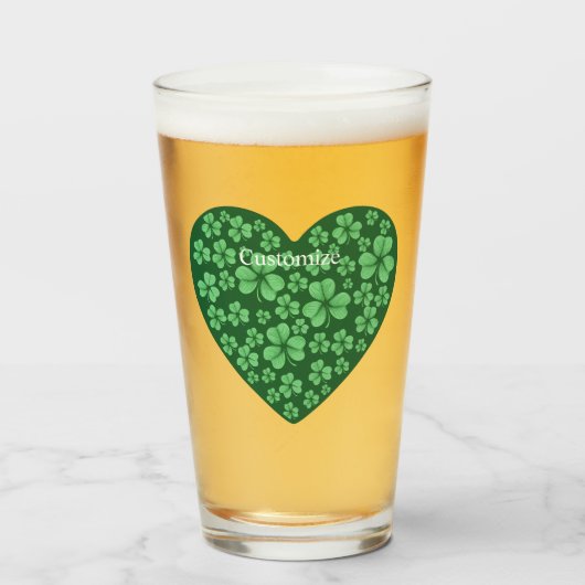 St. Patrick's Day Glas (Vorne (Gefüllt))