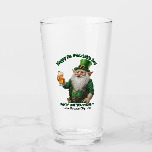 St. Patrick's Day Glas (Vorderseite)