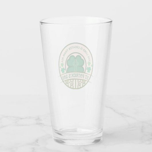 St. Patrick's Day Glas (Rückseite)