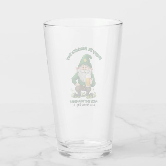 St. Patrick's Day Glas (Rückseite)