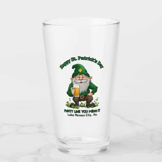 St. Patrick's Day Glas (Vorderseite)