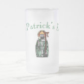 St Patricks Day - Glasfensterdesign Mattglas Bierglas (Mittel)