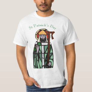 St Patricks Day - Glasfensterdesign T-Shirt