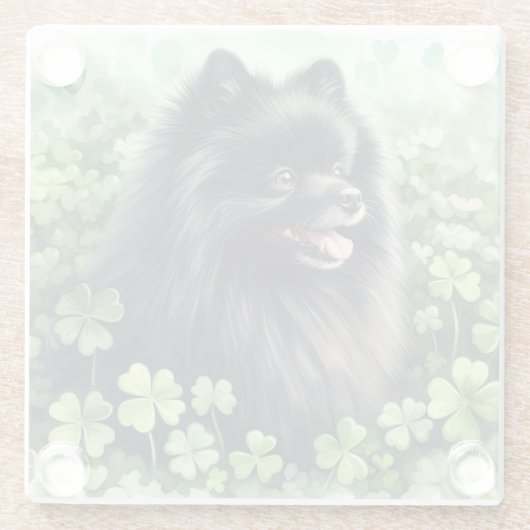 St. Patricks Day Glasuntersetzer (Rückseite)