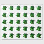 St Patricks Day Glossy Wrapping Paper Geschenkpapier (Flach)