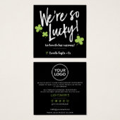 St. Patrick's Day Glück Danke Ihnen Discount Code (Vorne & Hinten)