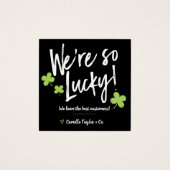 St. Patrick's Day Glück Danke Ihnen Discount Code (Vorderseite)