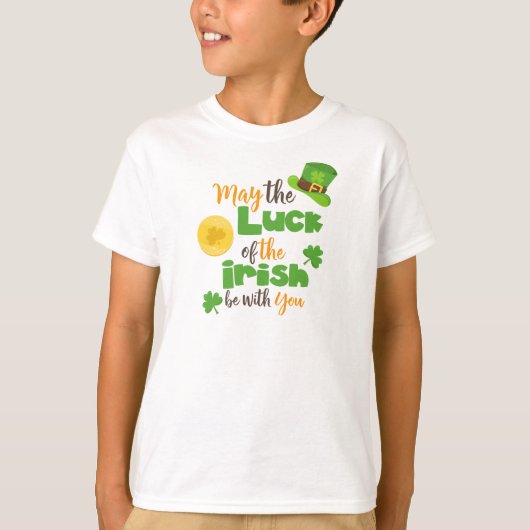 St. Patrick's Day, Glück der Iren, Clovers T-Shirt (Vorderseite)