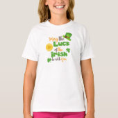 St. Patrick's Day, Glück der Iren, Clovers T-Shirt (Vorderseite)
