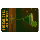 St. Patrick's Day Glück der Iren Klee Martini Magnet (Horizontal)