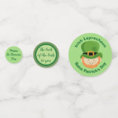 St Patrick's Day Glück der irischen Grüße Konfetti (Rückseiten)
