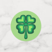 St Patrick's Day Glück der irischen Grüße Konfetti (Klein Vorderseite)