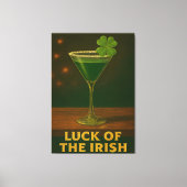St. Patrick's Day Glück des irischen Kleeblatt-Mar Leinwanddruck (Vorderseite)