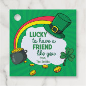 St Patrick's Day - Glück, einen Freund wie dich zu Geschenkanhänger (Vorderseite)