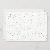 St Patrick's Day Glück eines Geburtstages Dankesch Einladung (Rückseite)