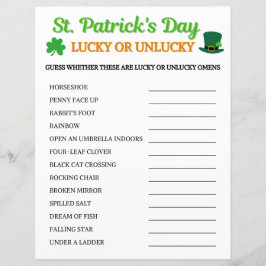 St. Patrick's Day - Glück oder Unglücksspiel