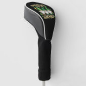 St. Patricks Day Glück Shamrock Gnom Golf Headcover (angewinkelt)