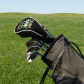 St. Patricks Day Glück Shamrock Gnom Golf Headcover (In SItu)