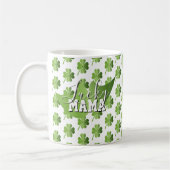 St Patricks Day Glückliche Mutter Kaffeetasse (Links)