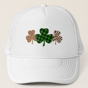 St. Patricks Day Glücklicher Irischer Grüner Karie Truckerkappe