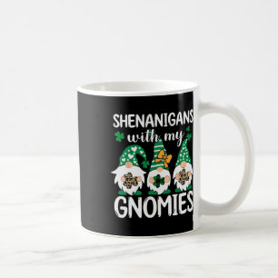 St Patricks Day Glücklicher Shamrock Leopard Gnome Kaffeetasse