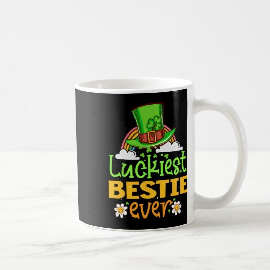 St Patricks Day Glücklichster Kumpel überhaupt Pas Kaffeetasse (Rechts)