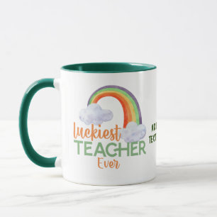 St. Patrick's Day Glücklichster Lehrer Aller Zeite Tasse