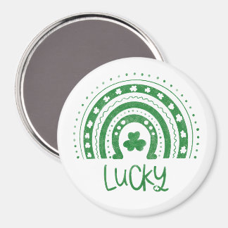 St. Patricks Day Glücksgrüner Magnet
