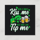St. Patricks Day Glücksklee Begleitkarte (Rückseite)