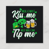 St. Patricks Day Glücksklee Begleitkarte (Vorderseite)