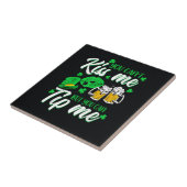 St. Patricks Day Glücksklee Fliese (Seite)