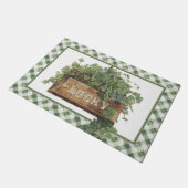 St. Patrick's Day Glücksklee Fußmatte (Schrägansicht)