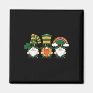 St Patricks Day Glücksklee Irische Gnome Irisch  Magnet