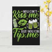 St Patricks Day Glücksklee Kellnerin Bedienung Wa Karte (Gelbe Blume)