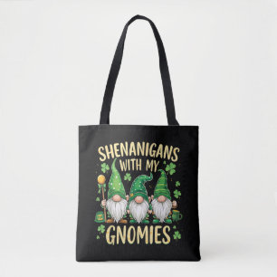 St. Patricks Day Glückskleeblatt Gnom Tasche