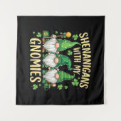 St. Patricks Day Glückskleeblatt Gnom Wandteppich (Vorderseite (Horizontal))