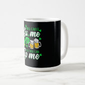 St. Patricks Day Glückskleeblatt Kaffeetasse (VorderseiteRechts)