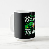 St. Patricks Day Glückskleeblatt Kaffeetasse (Vorderseite Links)