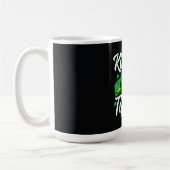 St. Patricks Day Glückskleeblatt Kaffeetasse (Links)